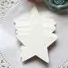 Emballage cadeau 50pcs étoile papier kraft étiquette mariage noël Halloween fête faveur prix carte étiquettes blanc noir bijoux affichage emballage