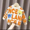 2023Kinder reine Baumwolle Rundhals Sweatshirt Herbst Jungen und Mädchen lose dünne Pullover Mode Kinder Langarm Top Hoodie 90-140cm qq8