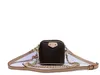 Mini Bumbag Designer Bolsa Mulheres Bolsas De Ombro Pequeno Crossbody Bag Lady Chain Bags Luxurys Messenger Bag Alta Qualidade Bolsa Senhora Bolso Marrom Flor Carta Impressa