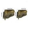 Jewelry Pouches Antique Metal Wedding Box Storage For Girls Ladies Women Elegant Durable Piano Shape Jewellery