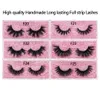 Cílios postiços FOXESJI Mink Lashes Fofo Dramático Wispy Falso Cruz Lash Extensão Natural Suave 3D Maquiagem 231101