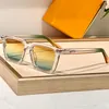 Occhiali da sole di lusso per donna uomo estate 1975 designer anti-ultravioletto piatto retrò moda quadrato acetato full frame passerella stile esterno UV400 occhiali scatola casuale