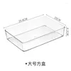 Storage Boxes Desktop Box Acrylic Cosmetics Transparent Basket Dormitory Facial Mask Drawer Sorting Sundries Rack