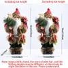 クリスマスの装飾28/30cmクリスマスサンタクロース人形メリークリスマスデコレーションデスクトップスタンディングサンタクロース飾りクリスマスホームナビダッド231102
