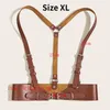 Gürtel Punk Leder Harness Gürtel Frauen PU Hosenträger Steampunk Unterbrust Korsett mit Riemen Weste Clubwear zum Tragen