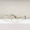 Lunettes de soleil de luxe pour hommes et femmes, 20 % de réduction sur les verres à monture ronde artistique de la famille, les mêmes peuvent être équipés de lunettes pour myopes