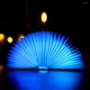 Table Lamps Book Night Light 360° Foldable LED Desk Lamp Reading USB Charge Magnetic Home Decor Gift Luces Decorativa