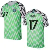 Qqq8 2018 Nigeria National Team Maglie da calcio da uomo Mikel Musa Ekong Iheanacho Awaziem Home Maglie da calcio Uniformi