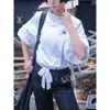Perruque de Costume de Cosplay Anime Jujutsu Kaisen Yuta Okkotsu pour hommes et femmes, uniformes de fête d'halloween, hauts pantalons + ceinture de cosplay