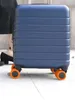Sacs de rangement 8pcs bagages roues protecteur silicone accessoires couverture pour la plupart réduire le bruit valise de voyage