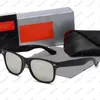 Luxurys Raybands Designer Sunglass Hommes Femmes Lunettes de soleil Adumbral Goggle UV400 Lunettes Classic Brand Lunettes 2140 Lunettes de soleil Rayons Bandes Metal Frame Box Case