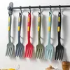 Forks Flexible Cooking Utensils Multi-function Spaghetti Server Silicone Fork Salad Whisking Serving Kitchen Accessories