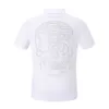 pleinxplein design 남성 폴로 셔츠 플레인 폴로 셔츠 티셔츠 라펠 코튼 슬림 심플 반소매 패션 블랙 90812