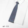 Bow Ties 8cm Mens Necktie High Quality Polyester Neck For Man Classic Fashion Geometric Print Patterned Long Tie