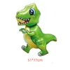 Nowy Rok 3D dinozaur balony zielone stojące Dragon Decoration