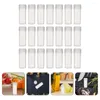 Opslagflessen 120 PCS PLASTIC DRAM VIALS DUIDS CONTAINER DICT Tiny Round Round Bottled Cover Monster Small Bottle