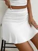 Urban Sexy Dresses Women Mini Dress Party Nightclub Short Skirt Female Comfortable Pleated Pencil