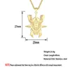 Pendant Necklaces Todorova Trendy Stainless Steel Engraved Mazinger Armor Universal Necklace For Men Charm Warrior Jewelry Creative Gift