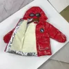 New Winter baby Glasses cotton jacket Hooded kids coat Size 90-160 Astronaut pattern full print child overcoat Nov05