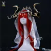 Game Genshin Impact Costume With Horns Nilou Cosplay Wig Halloween Party Sexig klänning för kvinnor Cosplay