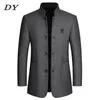 Men's Wool Blends 2023 Mens Fashion Winter Parkas Overcoat Long Trench Coat Cashmere Blazer Suit Coats Jackets for Men Jacket Suits Clothing 231102