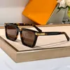 Óculos de sol de luxo para mulheres homens verão 1975 designer anti-ultravioleta retro placa moda quadrado acetato quadro completo passarela estilo ao ar livre uv400 óculos caixa aleatória