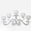 5 Arms Christmas Candlestick Wedding Table Centerpieces Crystal Hanging Candle Holder Home Hotel Wedding Centerpieces Decoration