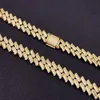 15mm 16mm 18mm 20mm Bracelet 925 Sterling Silver Diamond Gold Custom Men Necklaces Moissanite Cuban Link Chain