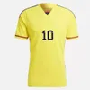 Qqq8 2023 2024 Colômbia Away Soccer Jerseys 23 24 Falcao James Home Football Shirt Cuadrado National Team Men Kids Kit Camiseta De Futbol