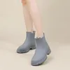 Rain Boots Rain Boots Women Waterproof Insulated Rubber Shoes Lady Garden Galoshes Chelsea Boot Female Fishing Water Shoe Botas Para Lluvia 231101