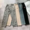 Vintage Cargo Pants men women jeans designer pants Carhar logo embroidered Pants washed denim pant men's loose trousers