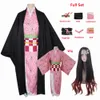 Anime Demon Slayers Kamado Nezuko Cosplay Costume Kimono cosplay