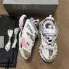 Designer Shoes Triple S 3 Track 3.0 Men Women Casual Shoes Paris Triple White Black Pink Grey Beige Sneakers Tess S. Gomma Leather Nylon Printed Platform Trainers L5