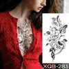 Temporäre Tattoos Wasserdicht Temporäre Tätowierung Aufkleber Ich liebe dich Flash Tattoos Lippendruck Schmetterling Blumen Körperkunst Arm Gefälschte Ärmel Tatoo Frauen Z0403