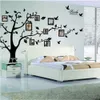 Stickers Muraux Grand 200 * 250Cm / 79 * 99in Noir 3D DIY Po Arbre PVC Sticker Mural / Adhésif Maison Sticker Mural Art Décoration De La Maison 230403