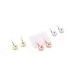 Multicolor designer earrings hook dangle luxury earring for women crystal charming iced out ohrringe love jewelry woman Earrings unique fashion ZB008 E23