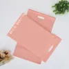 Emballage cadeau 100pcs CPE Sac de courrier en plastique 16 fils Enveloppe ultra épaisse 26x33cm Sacs d'expédition rose / transparent Fournitures d'emballage