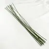 Decorative Flowers 2023 10Pcs Paper Covered Wire 2.3mm 0.09Inch Diameter 60cm Long Iron Used For DIY Nylon Stocking Flower Making Home Decor