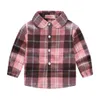 Kinderen shirts kinderen shirt peuter geruite kleren herfst shirts voor tienermeisjes mode lange mouw blouse kleine jongen shirt meisjes kleding 230403