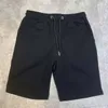 Menshorts 40 kg100 kg sommar 100% bomullsmjuk dragkammare midja svart vit gul rosa casual 4xl 5xl 230403