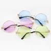 Sunglasses Retro Round Colorful Lens Men Women Playful Eyewear 1Pc Disco Party Fashion Circle Metal Frame Eyeglasses Accessories