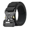 Riemen Echte tactische riem Snelsluiting Outdoor Militaire metalen riem Zacht echt nylon Sportaccessoires Heren en dames Zwarte riem 231102