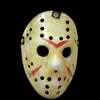 Acessórios de fantasia 50pcs 6 estilos máscara de festa de rosto cheio máscaras de máscaras Jason Cosplay máscara de caveira VS sexta-feira horror hóquei fantasia de Halloween festa assustadora E1103