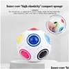 Otros juguetes Magic Rubix Cube Rainbow Ball Speed Football Puzzle Fidget para niños Adt Reliever Descompresión Drop Entrega OT10G