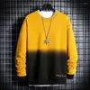 Męskie bluzy pullover Mężczyzna 2023 Autumn Top Sweater dla mężczyzn grube patchwork Hip Hop Fashion Pary Streetwear Casual Y2K