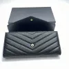 Luxury classic Wallets Cardholder Mens senior designer wallet Purse card holder Women's quilted with box Genuine Leather purse fashion caviar top quality wristlets