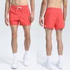 Lu Mens Jogger Sports Shorts for Hiking Cycling with Pocket Casual Training Gym Short Pant Size M-4xl Breathable