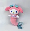 Bonito pequeno peixe melodia brinquedos de pelúcia bonecas recheado anime presentes de aniversário decoração do quarto casa