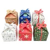 Gift Wrap 1224Pcs Large Square Christmas Candy Box Snowflake Apple Cake Favor Gifts Packaging Year Merry Party Supplies 231102