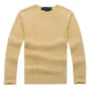 Kostenloser Versand 2018 neue hochwertige Mile Wile Polo Marke Herren Twist Pullover stricken Baumwollpullover Pullover Pullover Pullover Small hor Umwc
